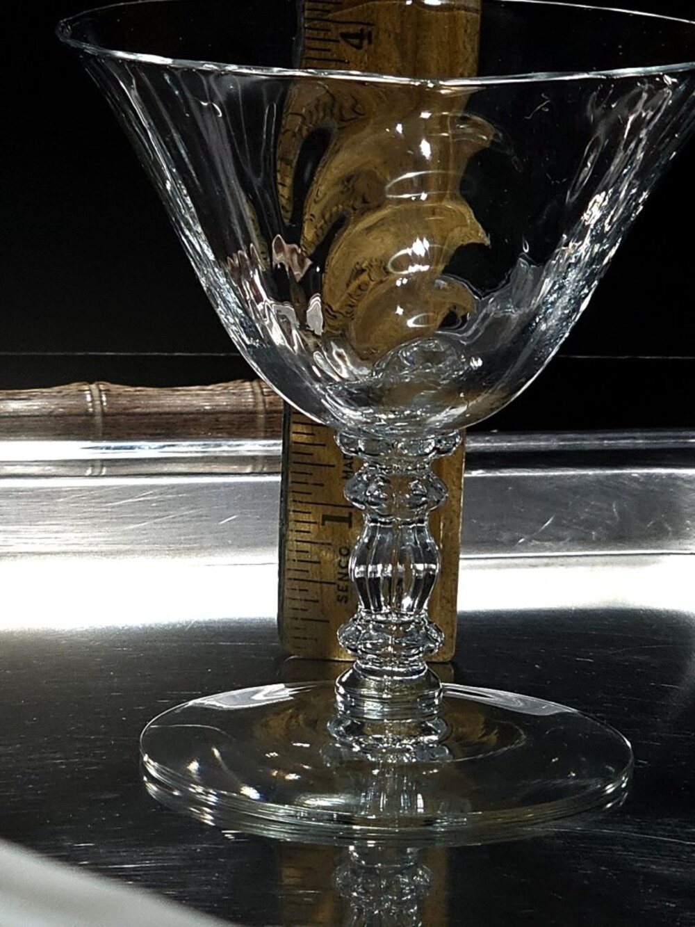 Cambridge Caprice Cocktail Coupe low sherbet 1950s Elegant Glass vtg mid century - Picture 6 of 6